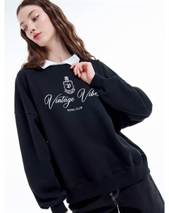 Свитшот-поло с надписью Vintage Vibes Твое