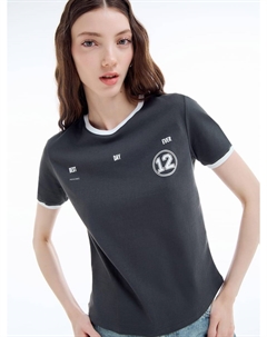 Футболка из хлопка с надписью Твое