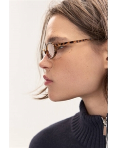 Очки-нулевки овальные в тонкой оправе Befree