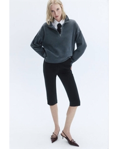 Свитшот half-zip с воротником-стойкой Befree