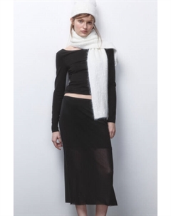 Шапка-бини вязаная в рубчик с пайетками Befree