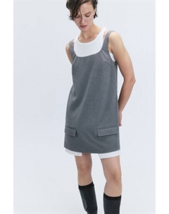 Сарафан-трапеция из костюмной ткани с карманами Befree