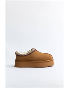 Ботинки-угги низкие из натуральной замши Befree