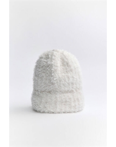 Шапка-бини вязаная из пушистой пряжи Befree