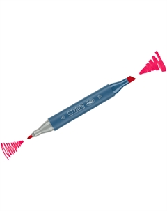 Маркер двусторонний для скетчинга "Студия", золотистый, корпус трехгранный, пулевид./клиновид. Gamma