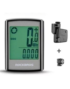 Велокомпьютер ROCKBROS BC18-L21, 18 функций, серый, RB_BC18-L21 Rockbros