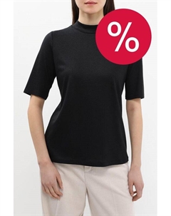 Водолазка с коротким рукавом и воротником стойкой Comma,