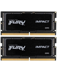 Оперативная память Kingston DDR5 SO-DIMM 16Gb (2x8Gb) 4800Mhz FURY Impact (KF548S38IBK2-16)