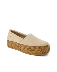 Слипоны Valencia Platform Espadrille, бежевый Toms