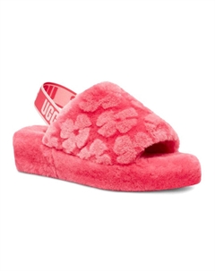 Сандалии (WMNS) Fluff Yeah, красный Ugg