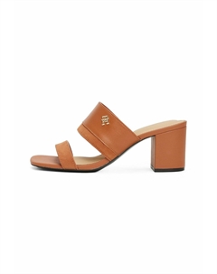 Мюли на каблуке BLOCK HEEL, светло-коричневый Tommy hilfiger
