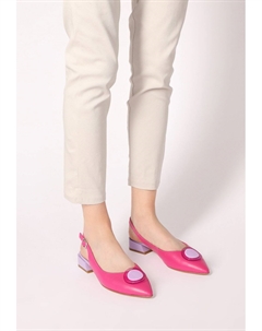 Классические туфли на каблуке, розовый Venezia