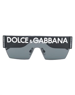 Dolce gabbana eyewear массивные солнцезащитные очки один размер черный Dolce & gabbana eyewear