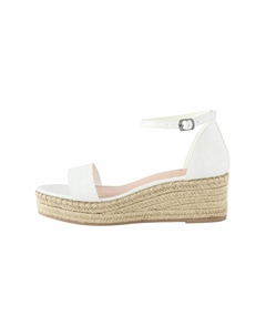 Босоножки на танкетке REGULAR - FOREVER COMFORT ROUND TOE - Espadrilles, кремовый Next