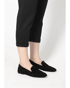 Слипоны, черный Venezia