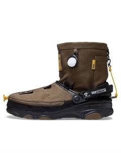 Зимние ботинки GRIP SWANY x atmos x All-Terrain Clog 'Olive', зеленый Crocs