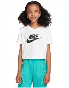 Футболка Kids Tee Crop Futura HBR, белый Nike