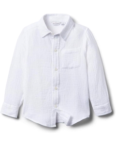 Рубашка Gauze Roll-Up Shirt, цвет Multicolor Janie and jack