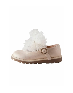 Балетки с ремешком на щиколотке Baby shoes, золотой Next