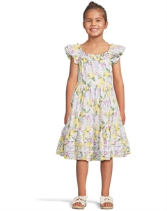Платье Lemon Floral Dress, цвет Multi Color Janie and jack