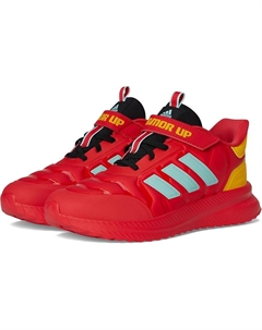 Кроссовки Kids Marvel Iron Man X_PLR Path Elastic Lace Shoes, цвет Pure Ruby/Clear Aqua/Bold Gold Adidas