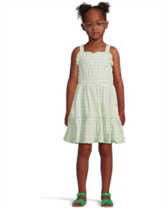 Платье Cane Print Dress, зеленый Janie and jack