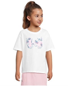 Футболка Kids Botanical Icon Tee, белый Under armour