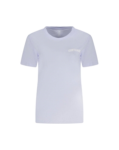 Женская футболка из фиолетового хлопка, Purple Converse