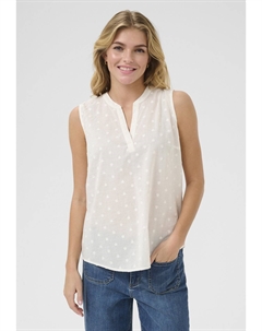 Топ KAJOLIA SLEEVELESS - Blouse, кремовый Kaffe