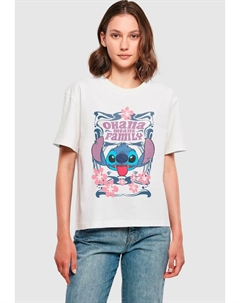 Футболка с принтом LILO STITCH OHANA MEANS FAMILY, белый Merchcode