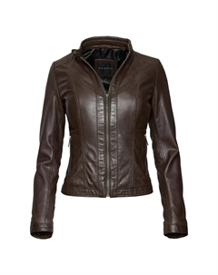 Кожаная куртка, темно-коричневый Bugatti