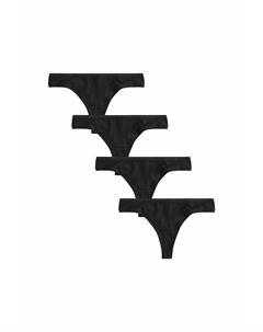 Стринги 4 PACK, черный Next