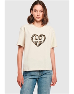 Футболка с принтом, бежевый Merchcode