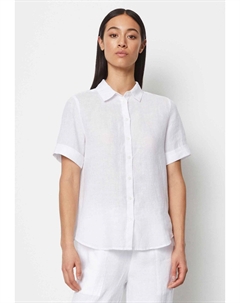 Блузка на пуговицах KURZARM AUS LEICHTER QUALITÄT, белый Marc o'polo