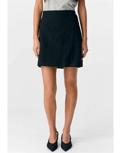 Юбка А-силуэта BLUMEN - Mini skirt, черный Object