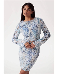 Блуза CROPPED, синий Guess