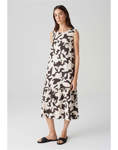 Повседневное платье RELAXED FIT MIDI PRINT, коричневый Opus