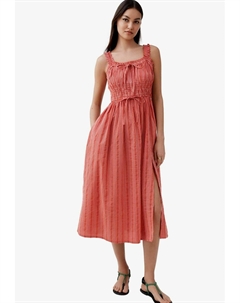 Повседневное платье STRAPPY TIE FRONT MIDI, красный Next