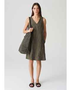 Повседневное платье RELAXED FIT A-LINIE CROCHET, оливковый Opus