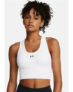 Спортивный бюстгальтер средней поддержки VANISH SEAMLESS MID, белый Under armour