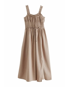 Повседневное платье TALL FIT - STRAPPY FRONT, бежевый Next