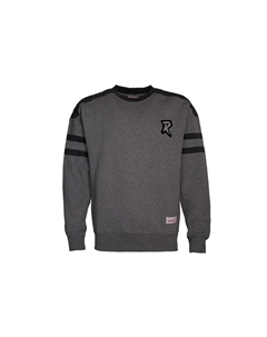 Толстовка унисекс серая, серый Mitchell and ness