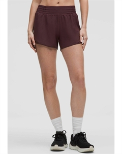 Спортивные шорты HOTTY HOT HIGH-RISE LINED 10CM, коричневый Lululemon