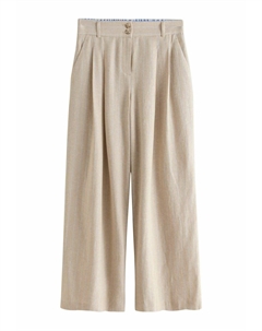 Брюки STRIPED WIDE LEG, бежевый Next