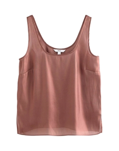 Топ PETITE FIT - GLOSSY SCOOP NECK - Blouse, розовый Next