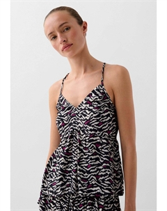 Топ RUFFLE MINI, черный Scalpers