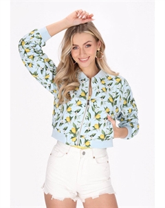 Куртка-бомбер, темно-желтый Izia