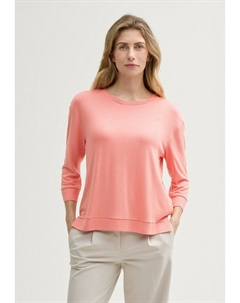 Топ с длинными рукавами LANGARM MIT RUNDHALSAUSSCHNITT, коралловый Tom tailor