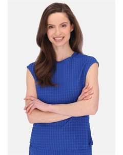 Футболка с принтом, синий Usha