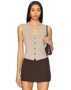 Майка Ella, dark taupe Rag & bone